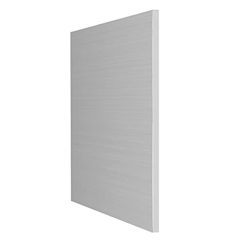 6061-T6 Aluminum Sheet 8x12x1/2-In Plate W/ Protective Film DIY Industrial