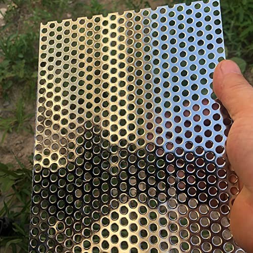 Expanded Perforated Metal Sheets – Stainless Steel 20GA, 0.2″ Holes, 11.8″x5.9″