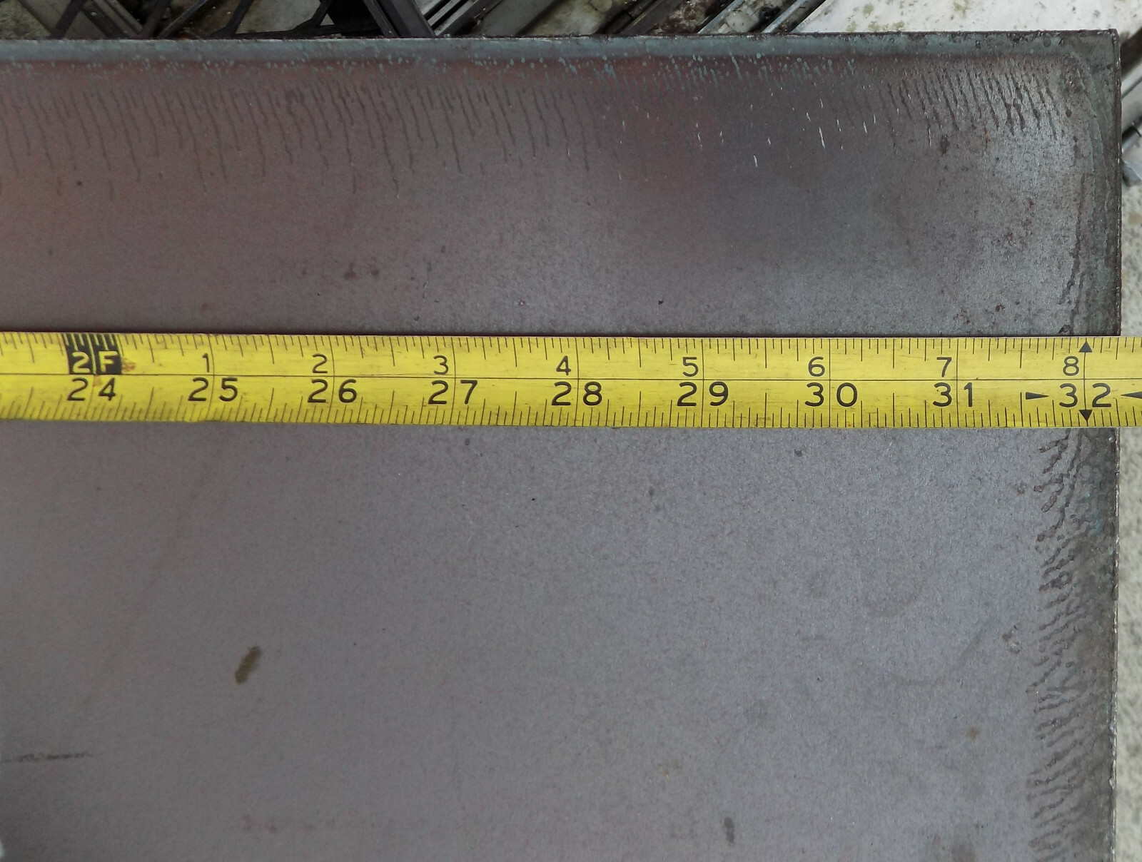 EMJ Flame Cut A36 Hot Rolled Carbon Steel Plate 3/8″ Thick X 32″ Long X 12″ Wide