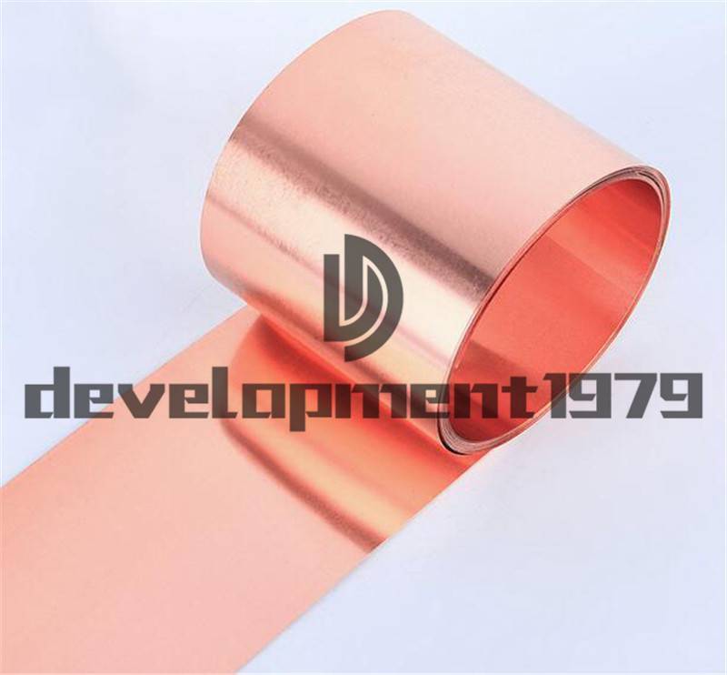 1PCS 0.4 x 200 x 1000mm 99.9% Pure Copper Cu Metal Sheet Foil New