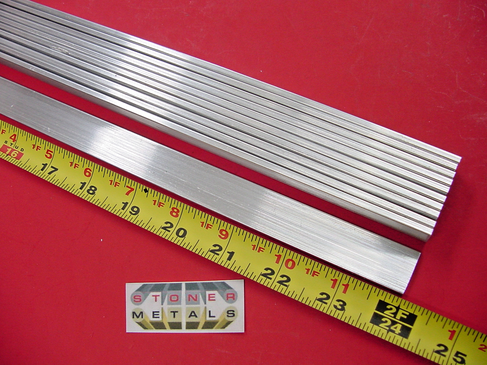 12 Pieces 1/8″ X 1/2″ ALUMINUM FLAT BAR 24″ long 6063 T52 New Mill Stock