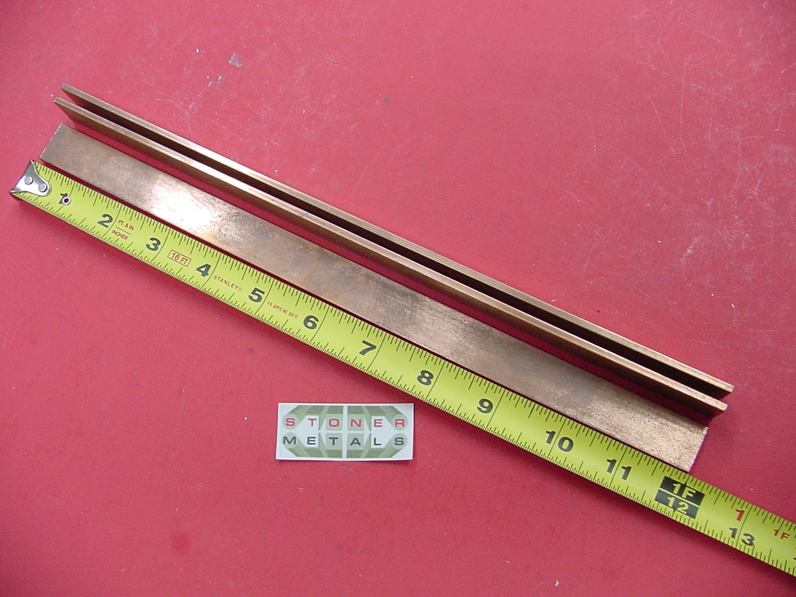 3 Pieces 1/8″ x 3/4″ C110 COPPER BAR 12″ long Solid Flat Mill Bus Bar Stock H02