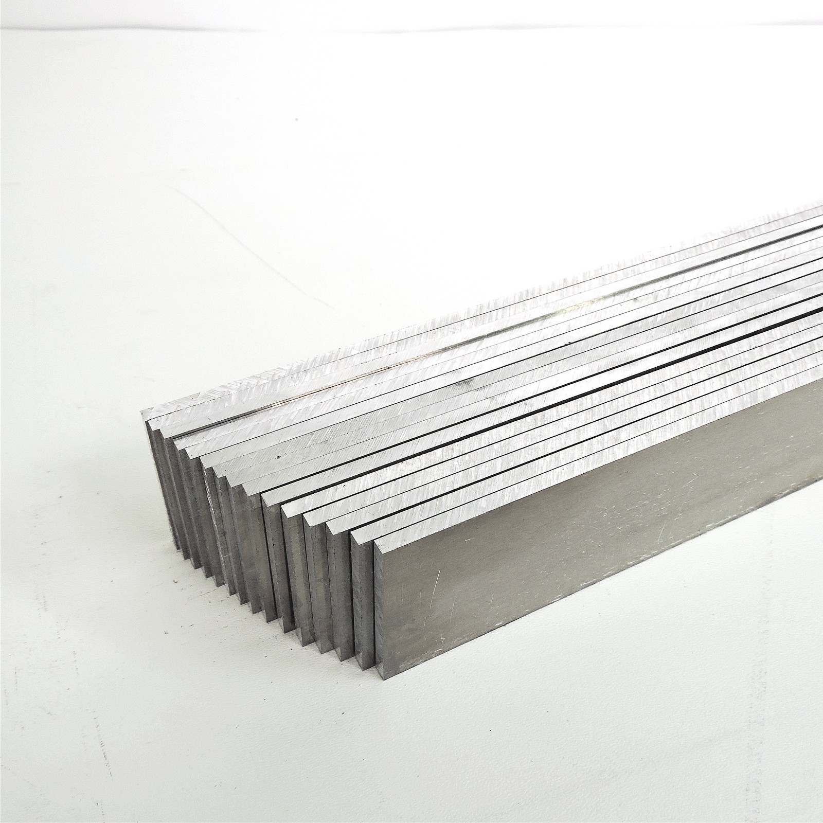 .25″ thick 1/4 Aluminum 6061 PLATE 2″ x 12.625″ Long QTY 15 sku 340581