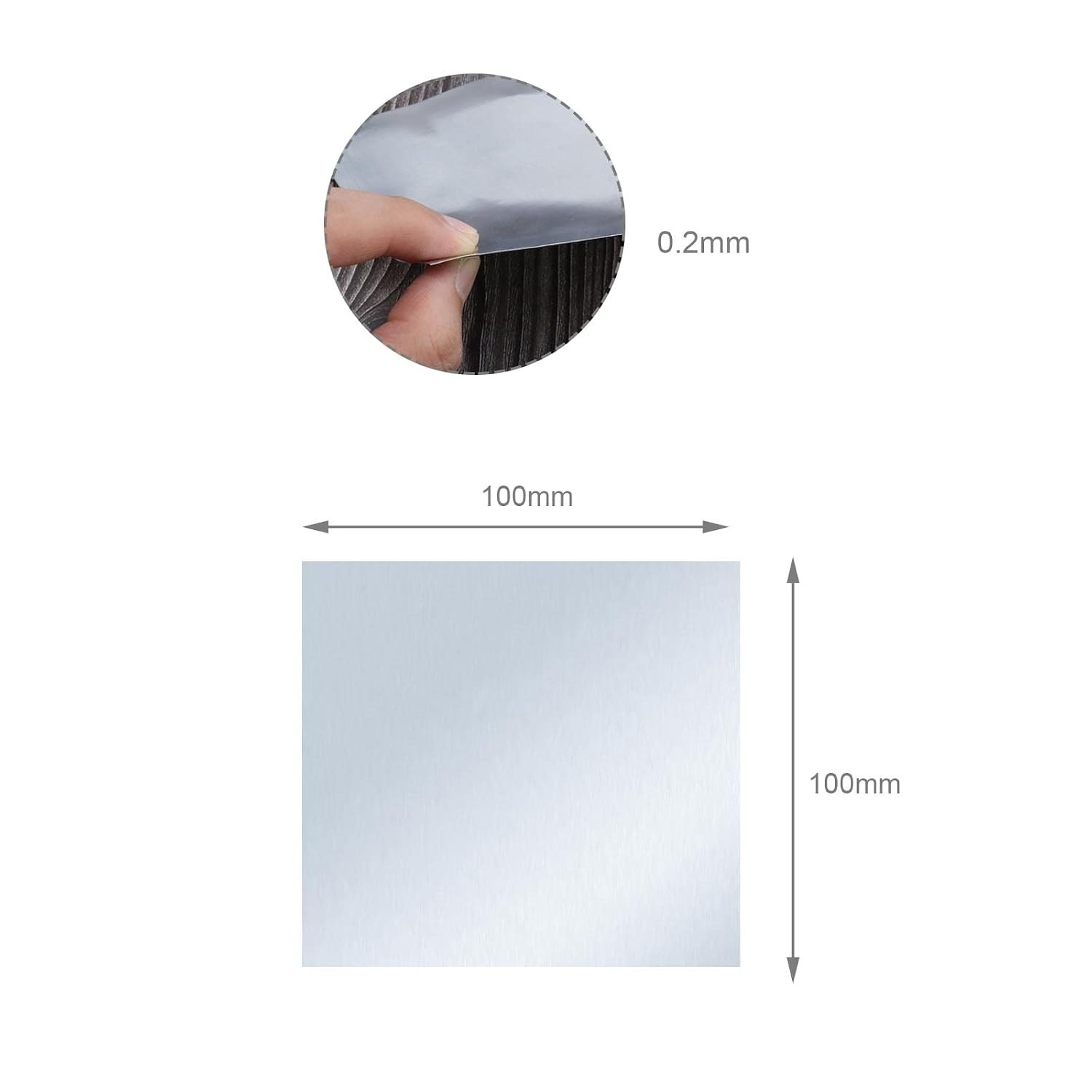 High Purity 99.9% Pure Zinc Zn Sheet Plate Metal Foil 0.2mm