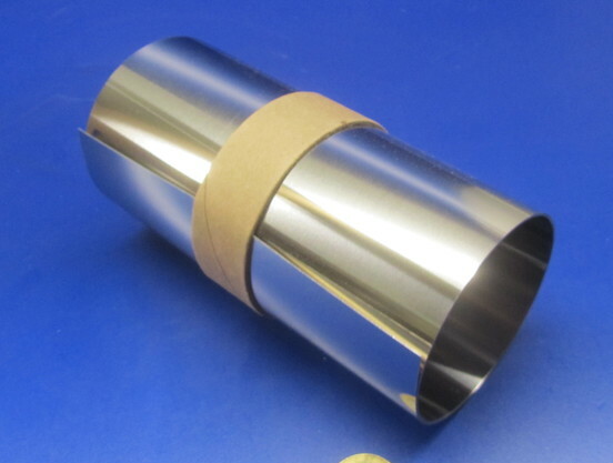 301 Stainless Steel Sheet Shim, .010″ (+/-.0007″) x 6.0 x 20 Foot Length