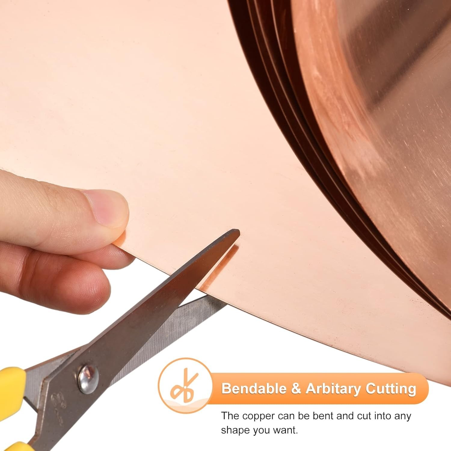 Industrial Grade Copper Strip Roll 3500mm x 300mm x 0.1mm – Weather Resistant