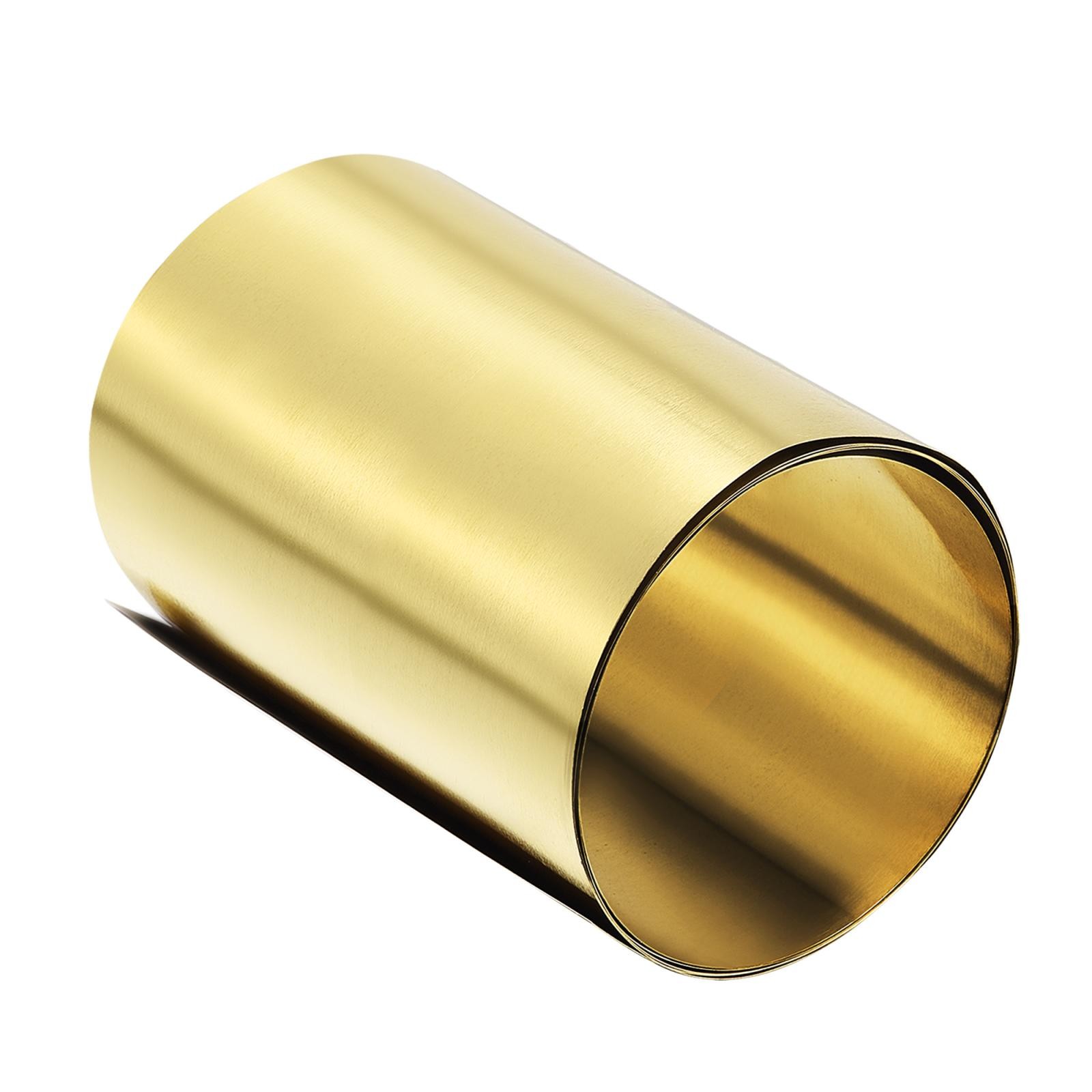 Brass Sheet Roll Metal Foil Plate 1000mm x 100mm x 0.2mm Thick