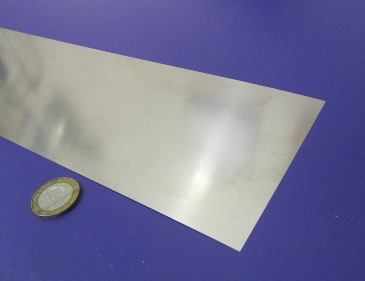 301 Stainless Steel Sheet Shim, .020″ (+/-.0010″) x 4.0″ Width x 5 Foot Length