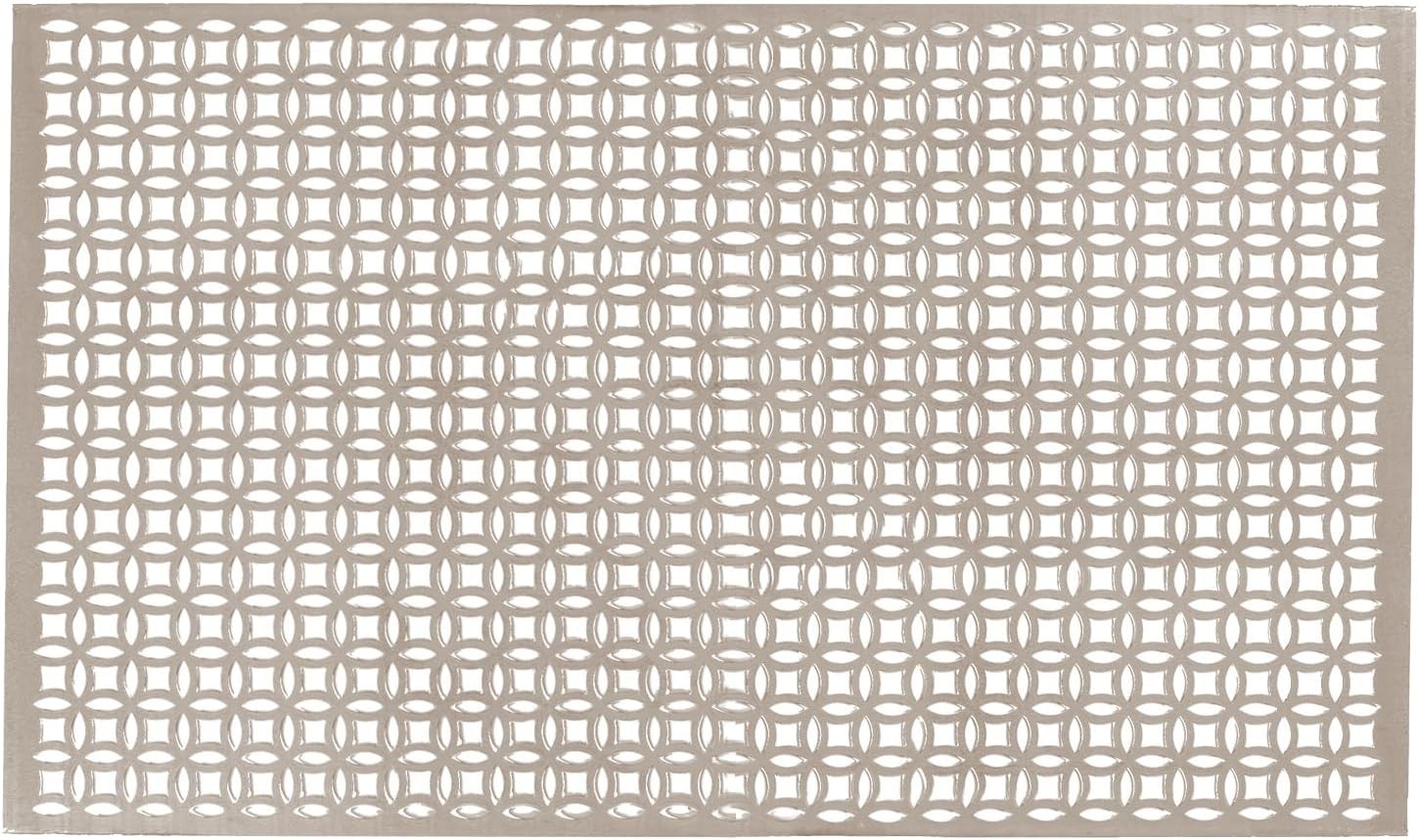 Satin Nickel Aluminum Sheet 12x24x.020 Elliptical
