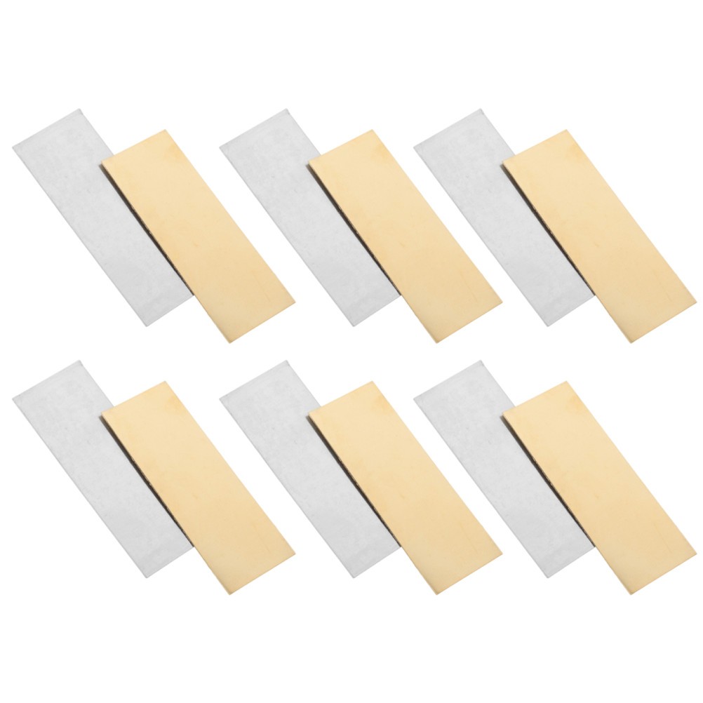 12PCS Zinc Copper Electrode Sheets – Copper & Zinc Anode Strips Set – 5x2cm –