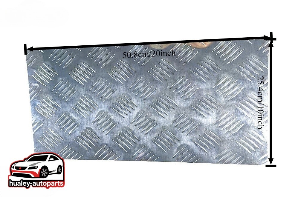 Heavy Duty 10×20 Silver Aluminum Diamond Plate Sheet Trailer RV Garages