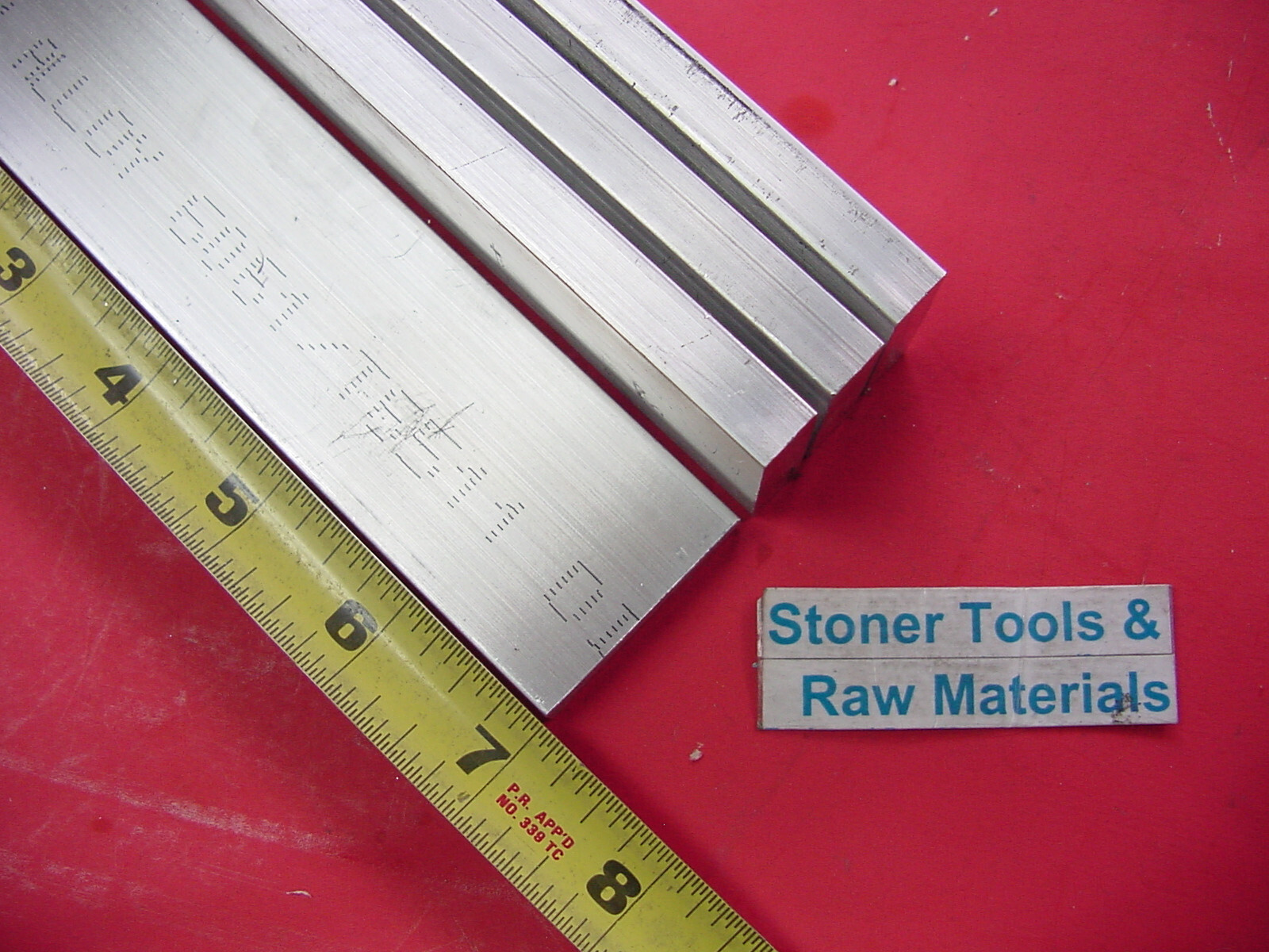 4 Pieces 3/16″ X 2″ ALUMINUM 6061 FLAT BAR 7″ long T6511 Extruded Mill Bar Stock