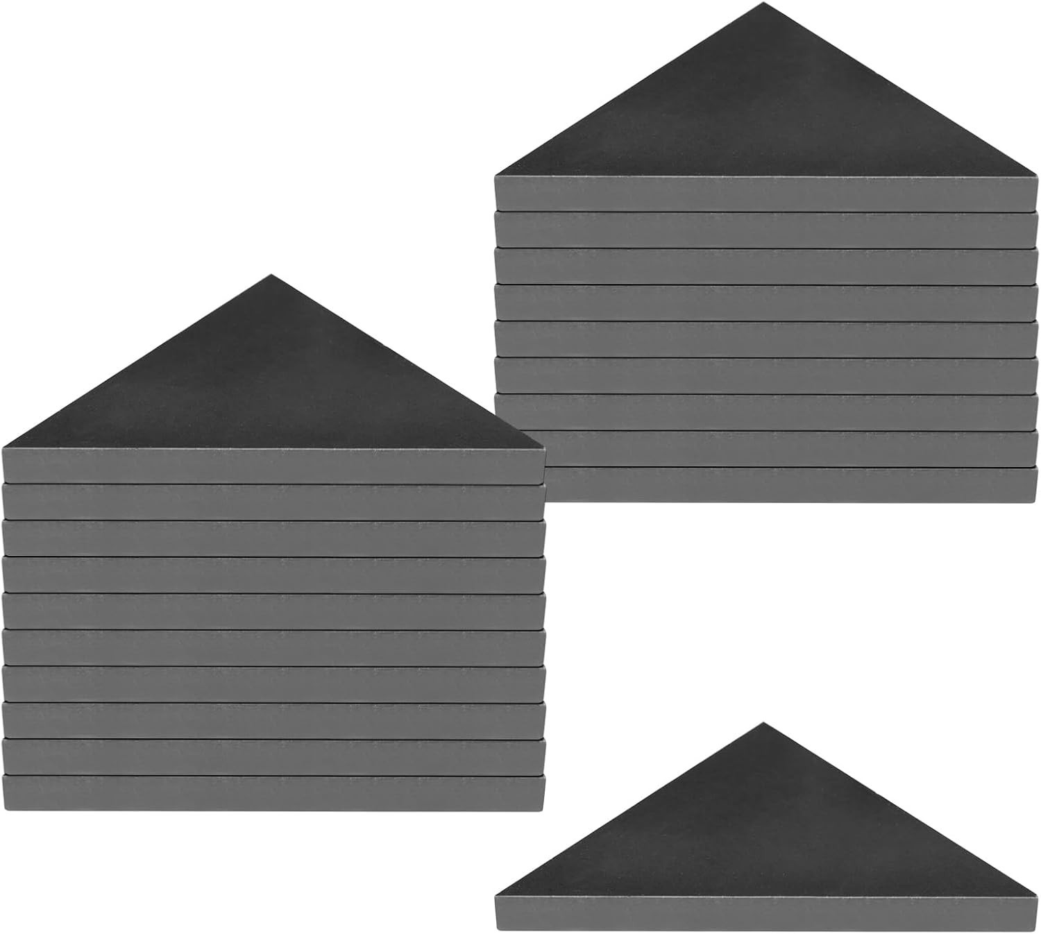 20 Pcs Weld On Steel Plate Gussets, 2″ x 2″ x 1/4″