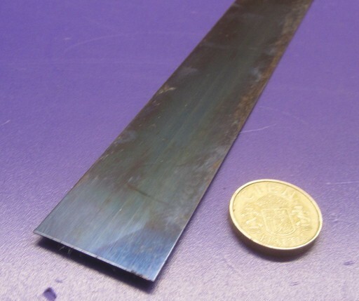 1095 Hard Blue Tempered Spring Steel Shim .050″ Thick x 1.25″ Width x 60″ Long