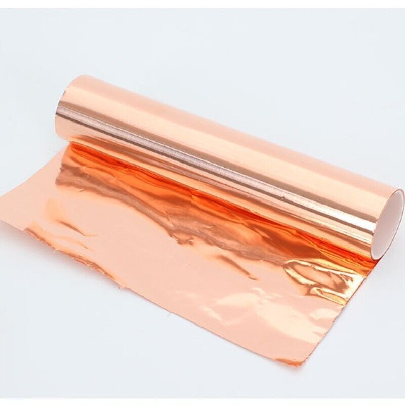 Copper Sheet Roll Pure Copper Flashing Strip Metal Foil Plate 3000x100x0.03mm
