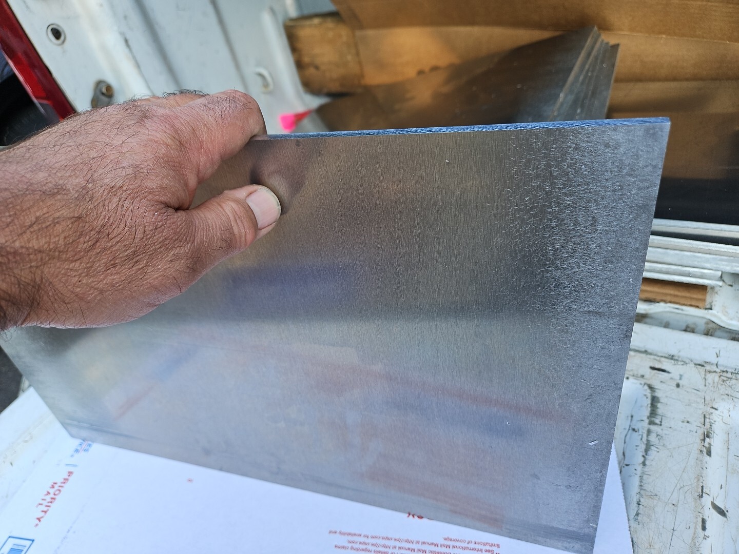 Aluminum plate 6061-T651 1/4” X 19-1/4” X 12″ Made In USA
