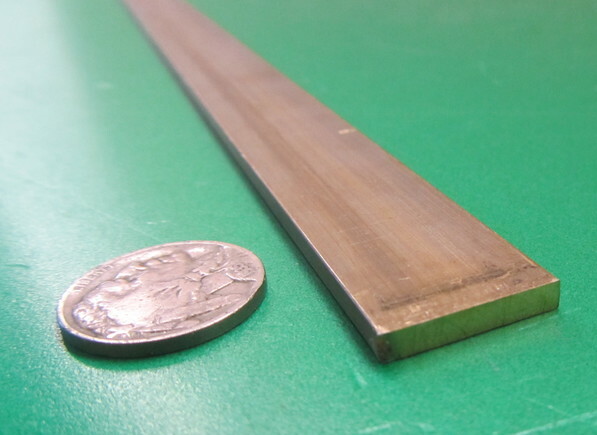 385 Brass Flat Bar 1/8″ Thick x 3/4″ Wide x 4 Foot Length
