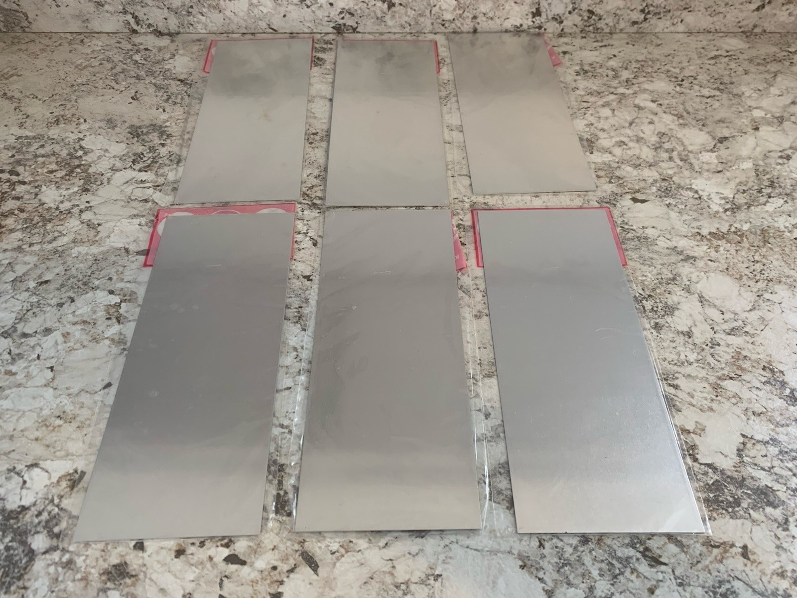 K & S Precision Metals ALUMINUM .032″ x 4″ x 10″ 6 Sheets Stock #256 NOS Hobby