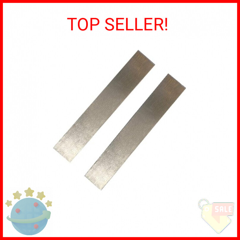 Pure Zinc Anode Sheet 2pcs (99.995% Pure) for Zinc Plating and Zinc Electroplati