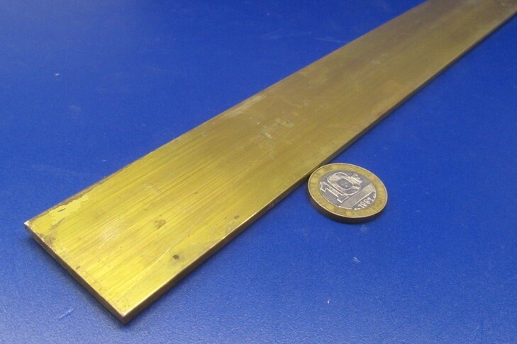 360 Brass Flat Bar 1/8″ Thick x 1 1/2″ Wide x 48.0″ Length