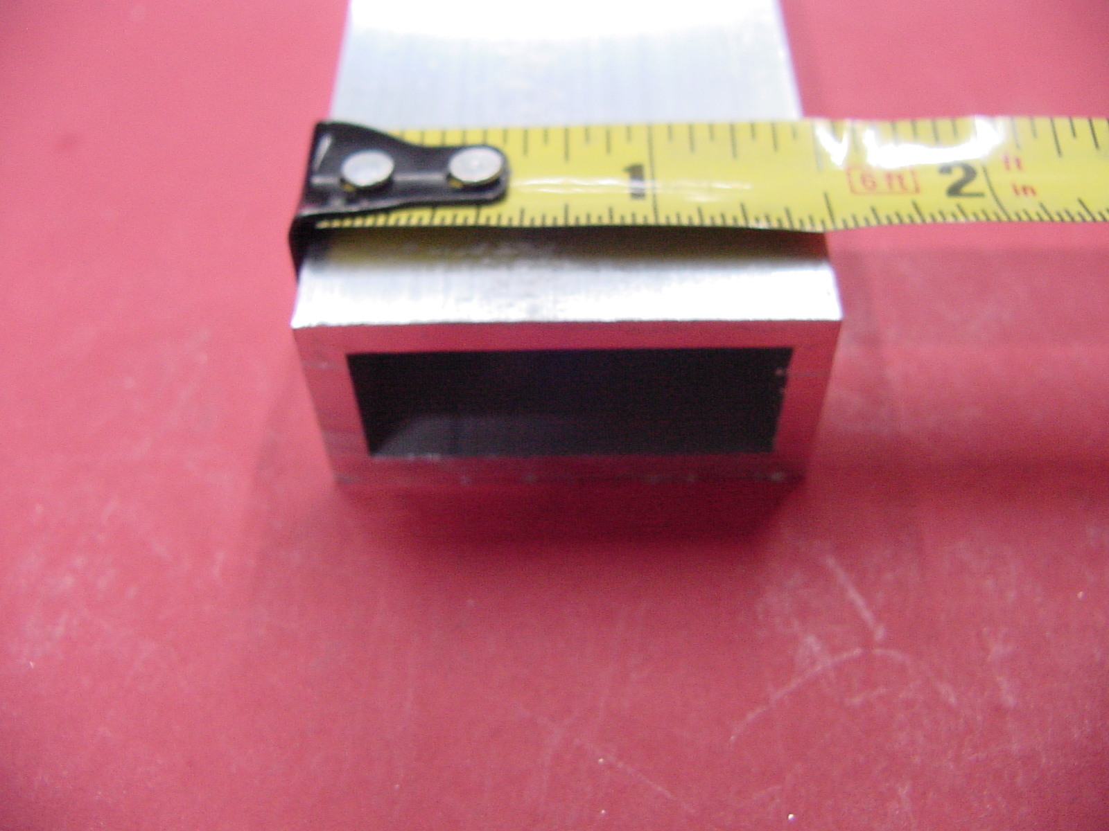 5 Pieces 3/4″x 1-1/2″x 1/8″ Wall ALUMINUM RECTANGLE TUBE 6063 T52 x 12″ Long