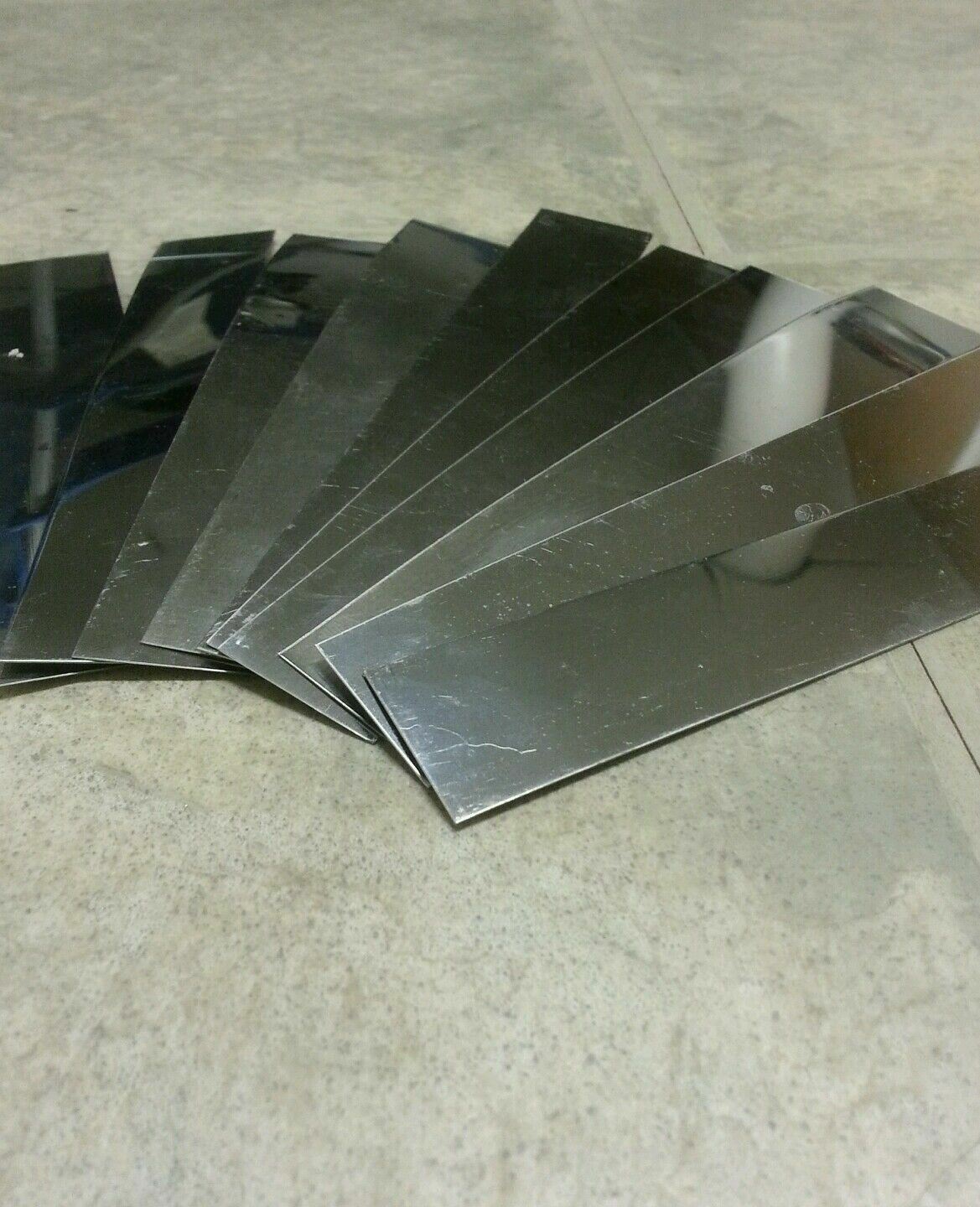 Stainless Steel shim stock 1.06″ X 0.015″ x 6″+ ONE PIECE PER LOT