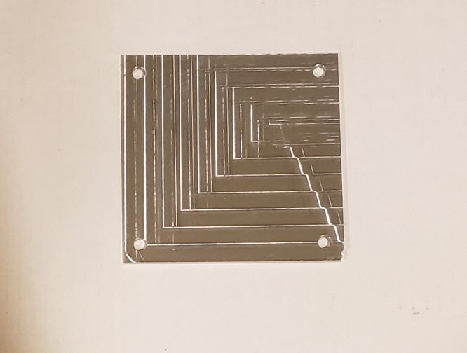 6061 Aluminum Plate 4.25″x4.25″, 1/8″ thick. 5 Pieces. Volume Discount Availible