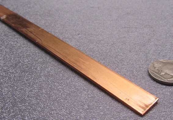 110 Copper Bar H02, 1/16″ Thick x 1/2″ Wide x 24 Inch Length