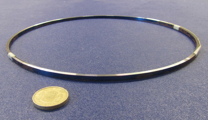 1095 Hard Blue Tempered Spring Steel Shim .012″ Thick x .187″ Wide x 25 Ft Long