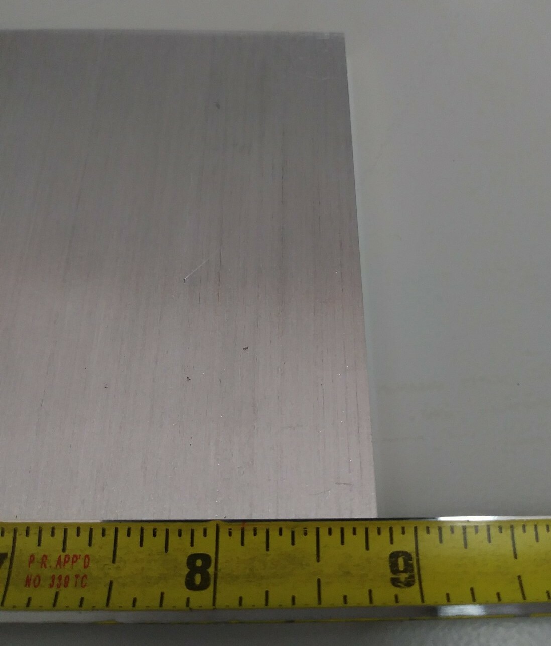 .25 X 4″ X 10 ” long new 6061 solid aluminum sheet flat stock block 1/4