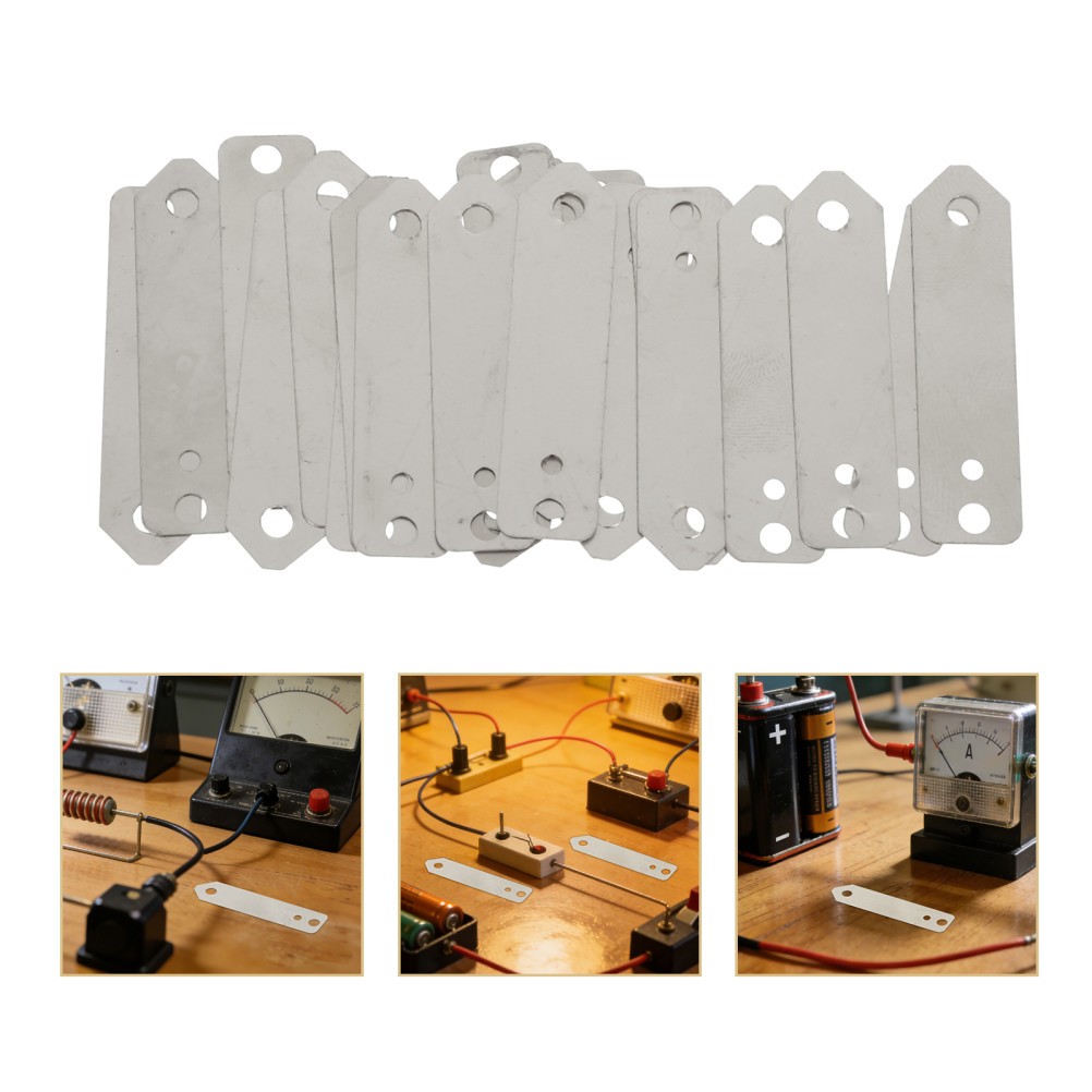 20 Pcs Anode for Zinc Electroplating Fruit Battery Experiment Plate Metal