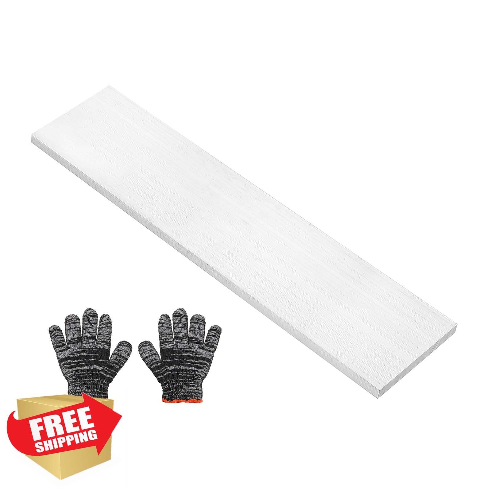 uxcell Aluminum Flat Bar 0.31″x3″x12″ 1pc