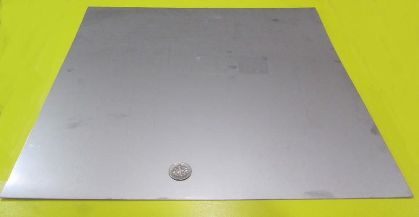 321 Weldable Stainless Steel Sheet, .025″ Thick x 12″ Wide x 12″ Length, 1 Unit