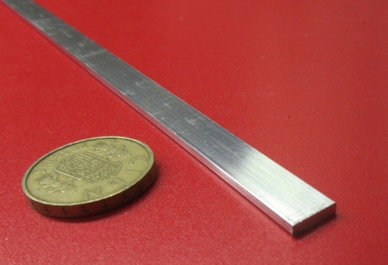 6061 T6 Aluminum Bar, 3/32″ (.094″) Thick x 3/8″ Wide x 36″ Length, 10 pcs