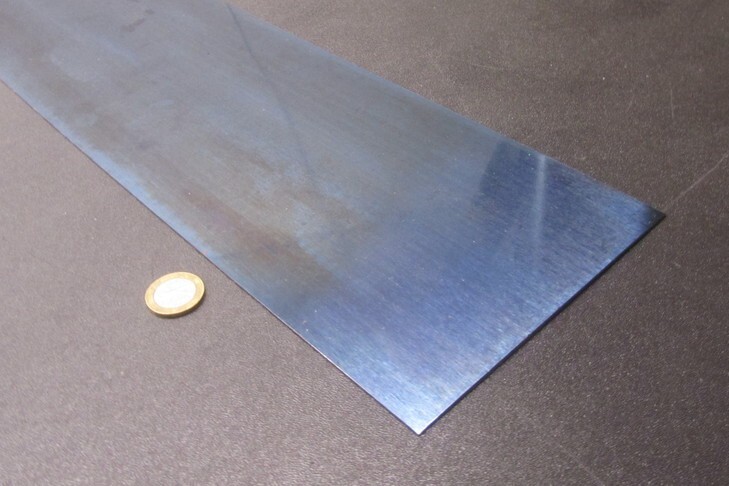 1095 Hard Blue Tempered Spring Steel Shim .012″ Thick x 6.00″ Wide x 12″ Long