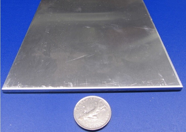 2024 Aluminum Sheet (T3) .190″ Thick x 6.0″ Width x 6.0″ Length