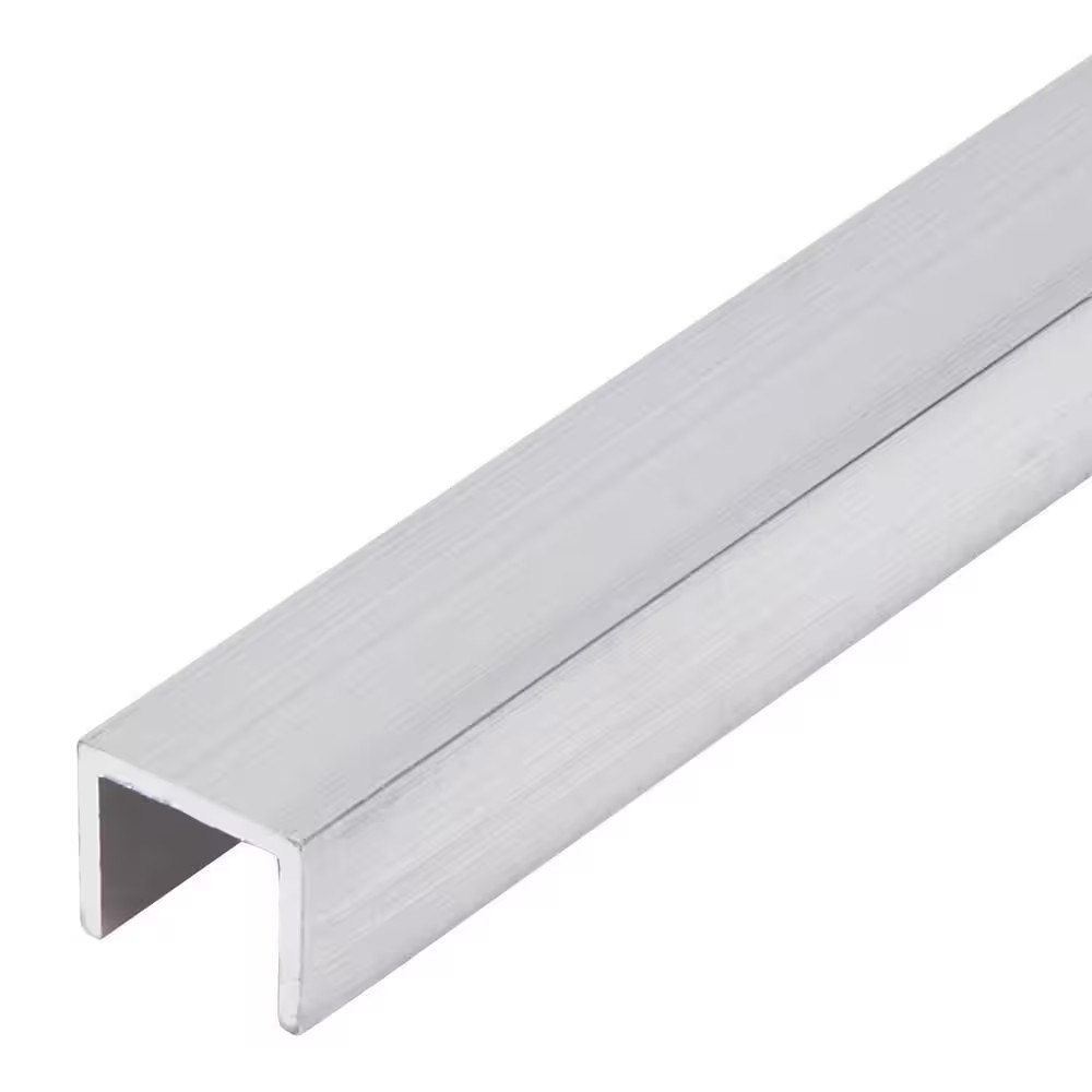 Aluminum C Channel 6063 T5 Metal U Channel Extrusion Bar Structural Rail