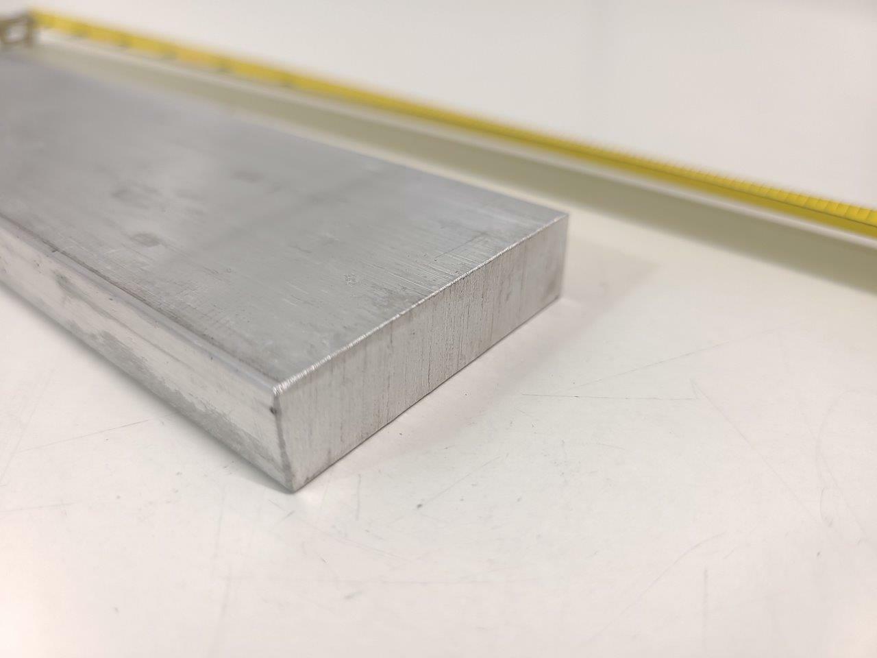 6061 Aluminum Flat Bar, 1/2″ x 2″ x 10″ long, Solid Stock, Plate, Machining