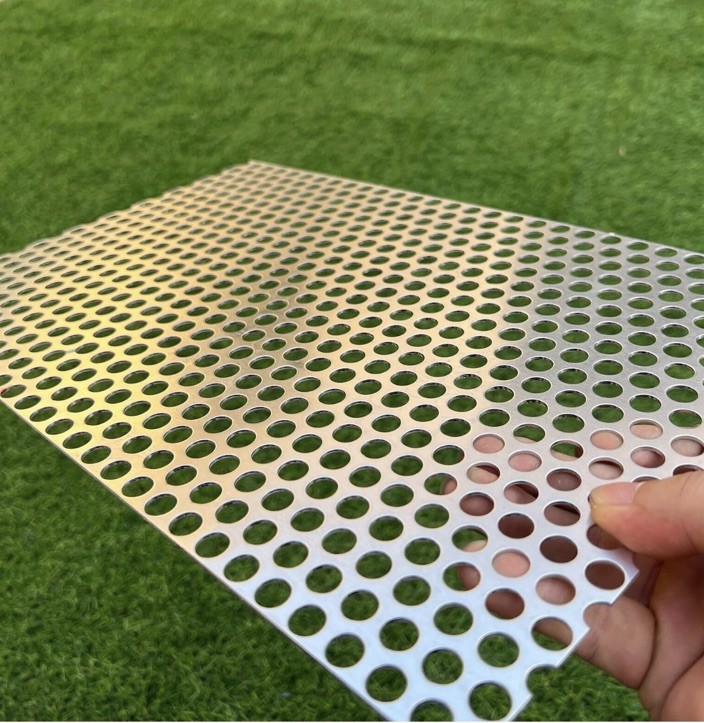 Aluminum Perforated Metal Sheets 16″x12” Inch Hole 10mm Lot Of 6 Sheet Free Ship