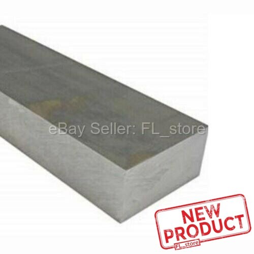 Aluminum Flat Bar Stock 1″ Thick x 2″ x 6 Feet Mill Finish Alloy 6061 72″ Length