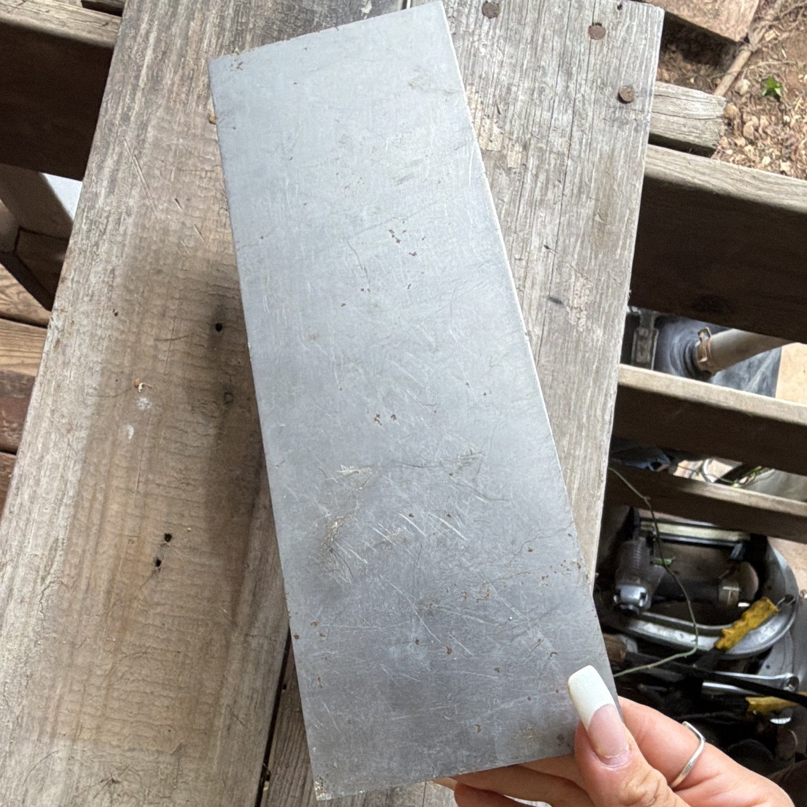 Marshalltown Aluminum Flat Stock Sheet Plate w/ Plastic Handle