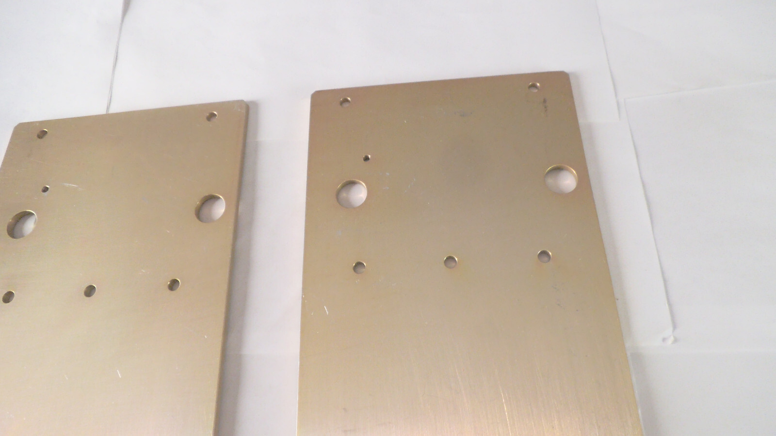 Set of 2 pcs Aluminum chromate plated 8-1/2″ x 4-1/2 x 1/8″ thick