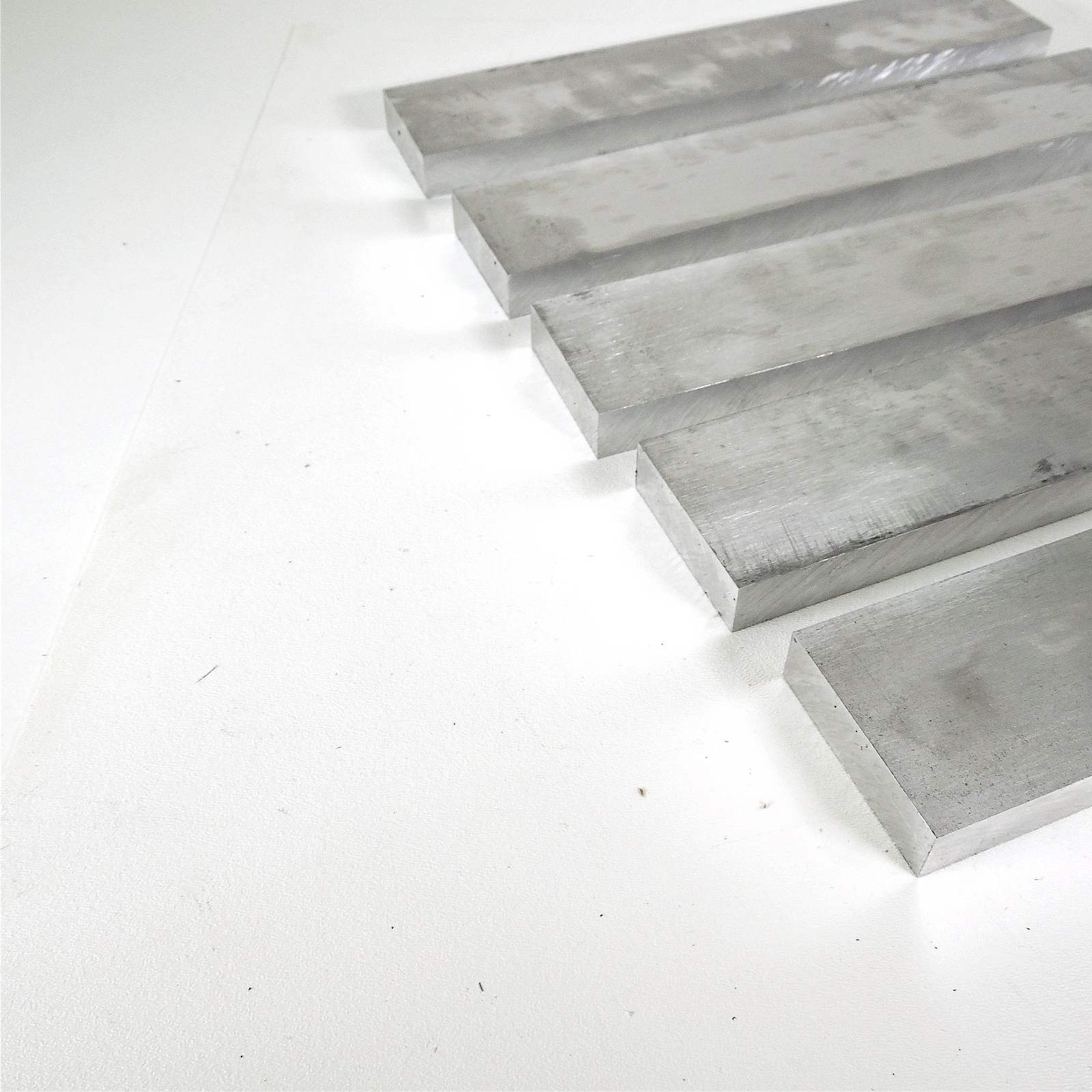 .75″ thick 3/4 Aluminum 6061 PLATE 2.375″ x 24.25″ Long QTY 5 sku 125641