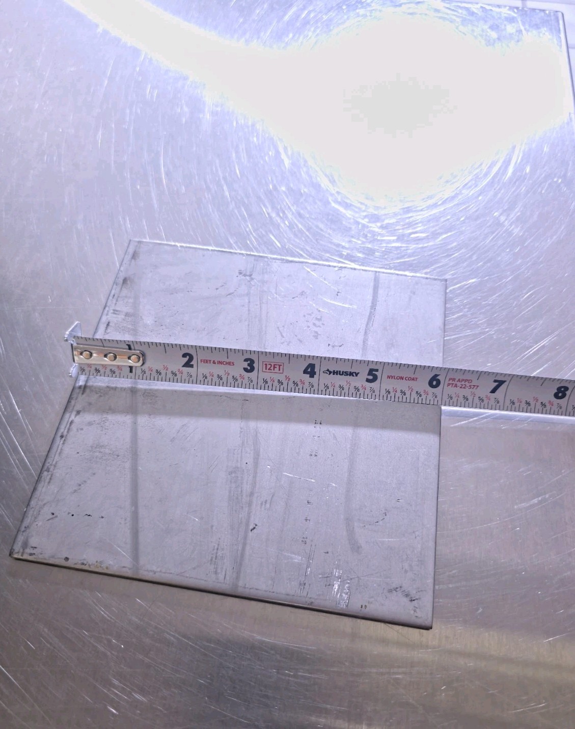 1 pcs 3/16″ Stainless Steel Plate 6″ x 6″ Flat Sheet Metal Mild Finish