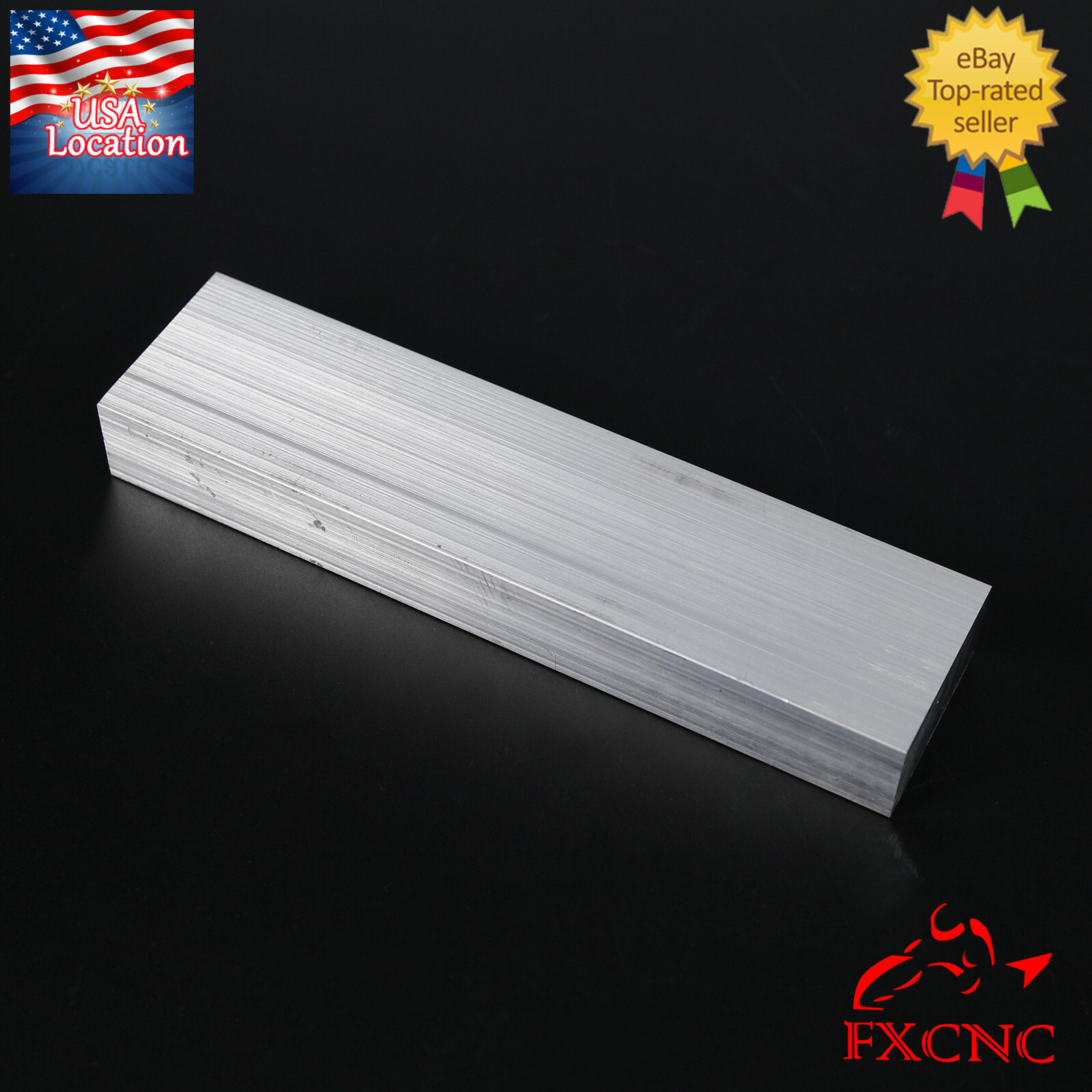 T6061 Aluminum Plate Flat Bar Strip Length 200mm Width 50mm Thickness 25mm
