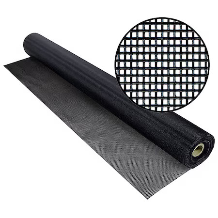 Zoro Select 3014090 Polyester Screen, Vinyl Coated Polyester, 36 In W, 100 Ft,