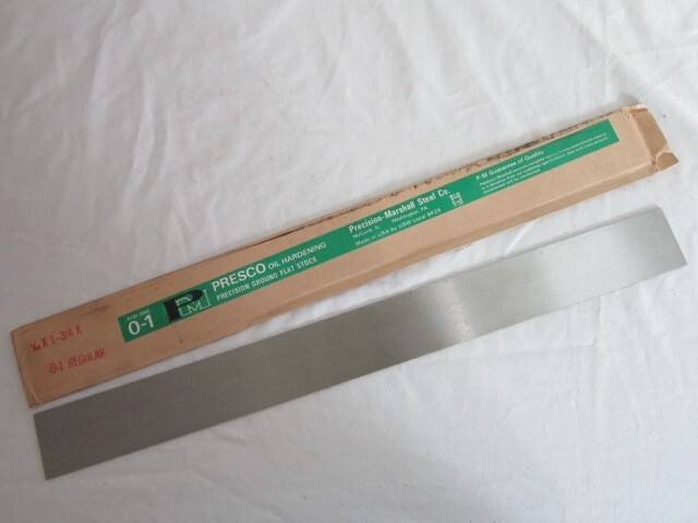 PRESCO 1/16″ x 1-3/4″ x 18″ Type 01 Precision Oil-Hardening Ground Flat Stock