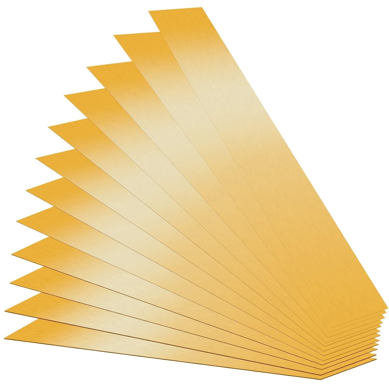 12 Pieces Brass Strip Brass Shim Stock Assortment 1″x 6″ Metal Shims Brass Sheet