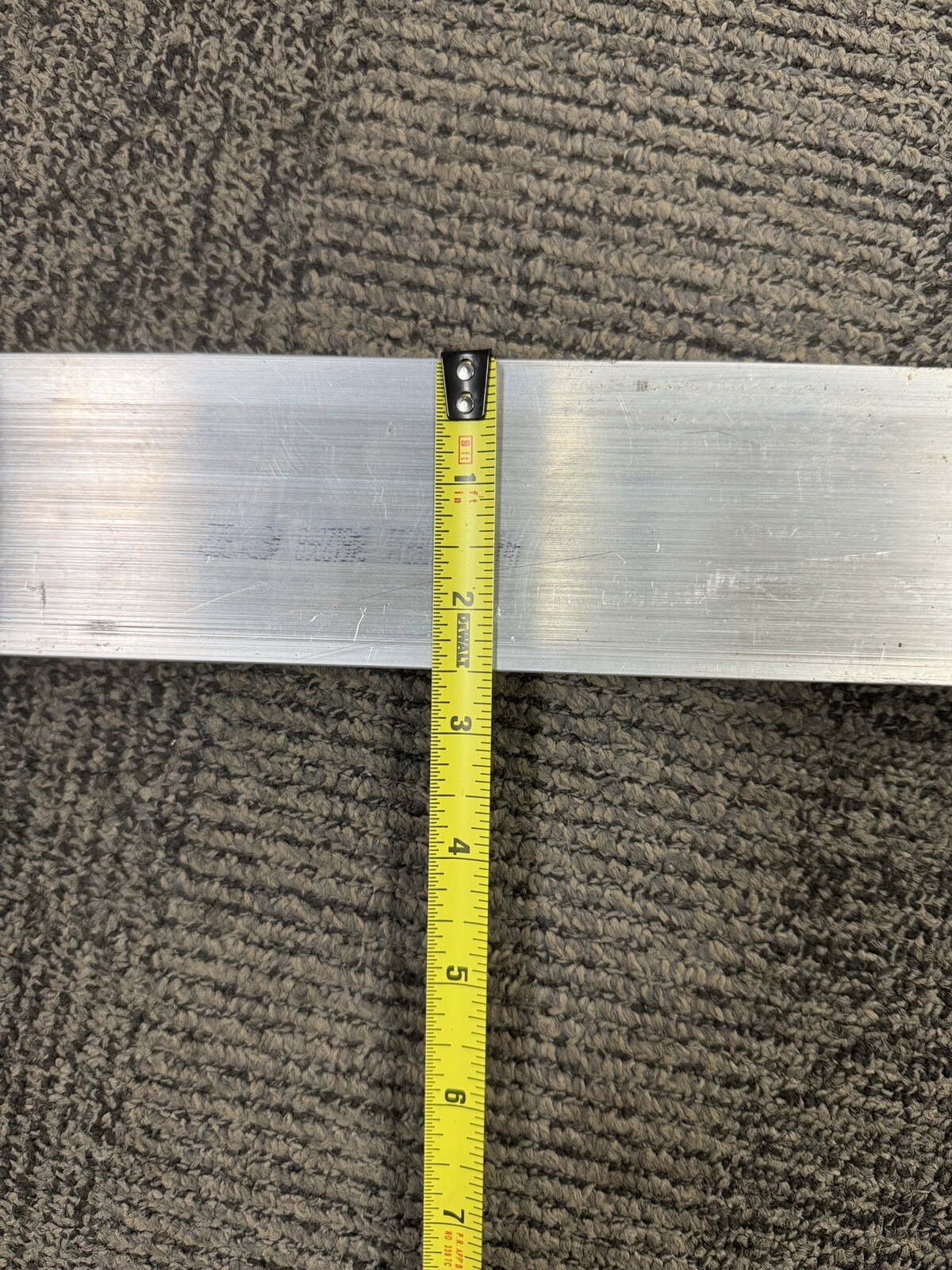3/4″ X 2.5″ ALUMINUM 6061 FLAT BAR 10″ long T6511 Extruded Mill Bar Stock Plate