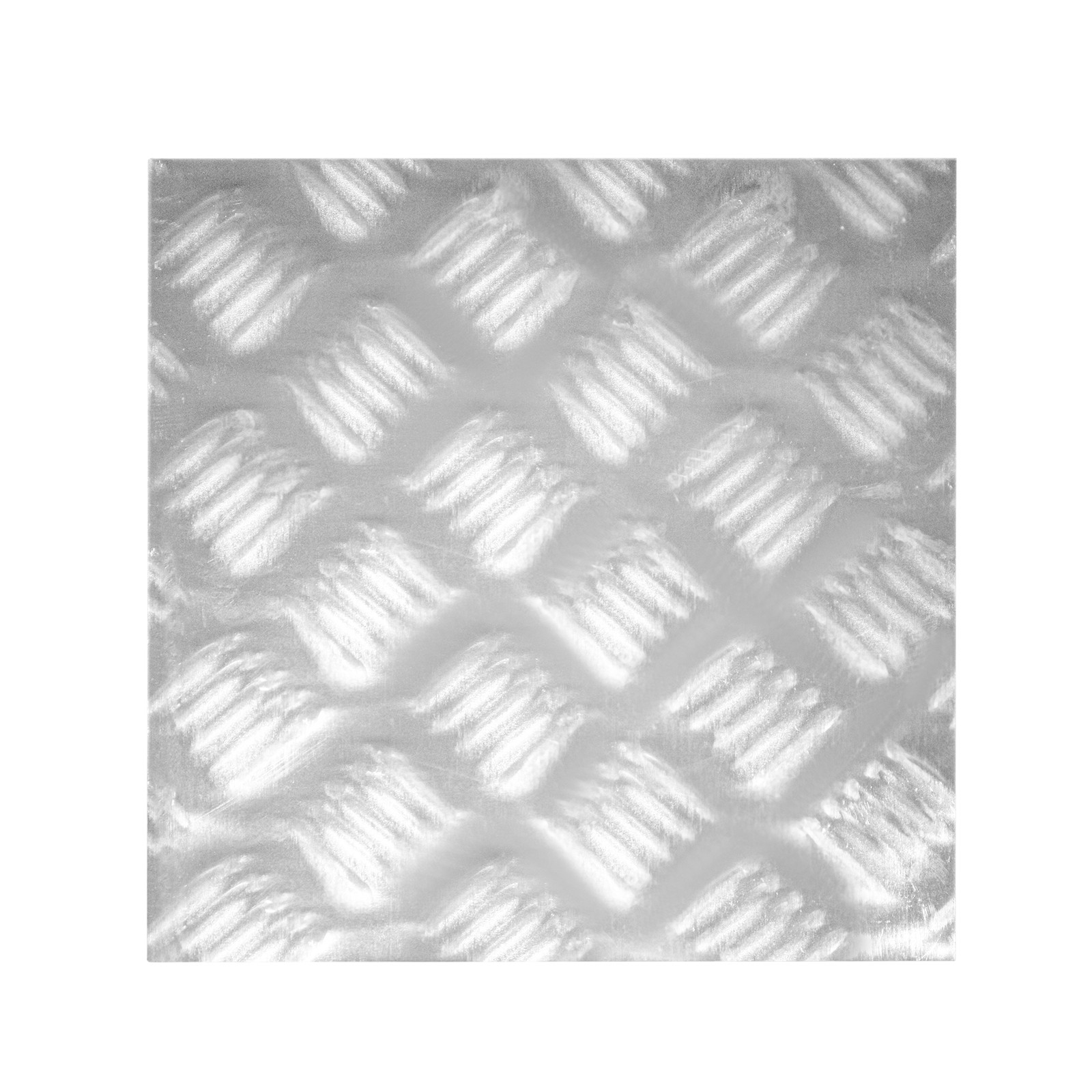 5 Bar Tread Aluminum Sheet 10.6×10.6″ Square Truck Body Repair Plate
